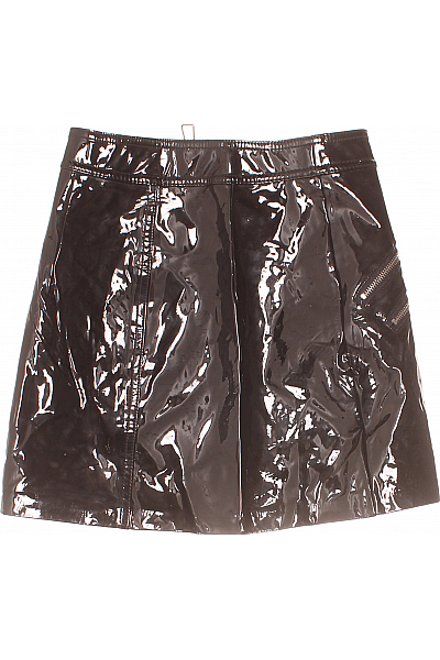 Bershka  Sukně áčková Černá