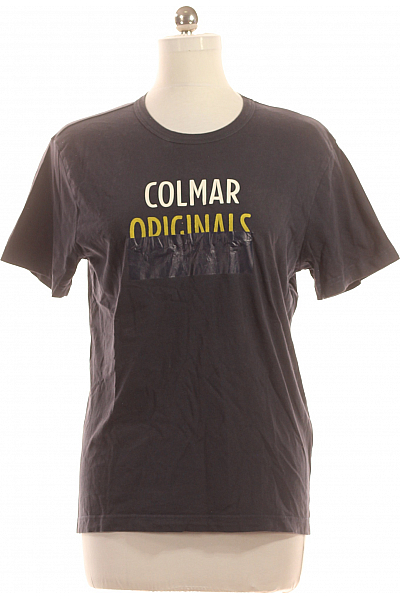 Dámské Tričko S Potiskem Modré COLMAR Second Hand Vel. M