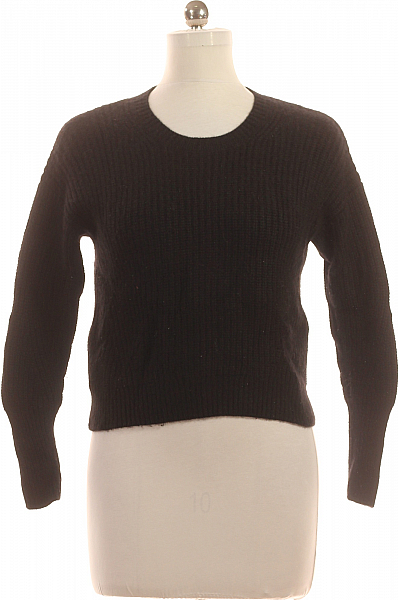 Dámský Pulovr Kašmírový Černý ESISTO Second Hand