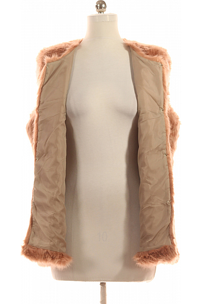 Teplá Dámská Vesta Růžová Marie Lund Vel. 42
