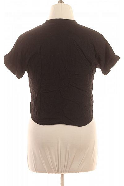 Jednoduché Dámské Tričko Černé VERO MODA Vel.  L