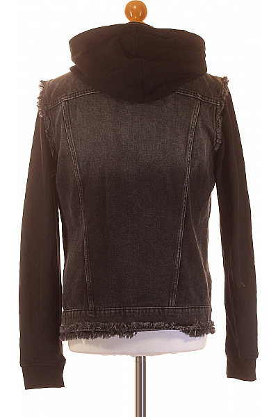 Džínová Pánská Bunda Černá Vel. M