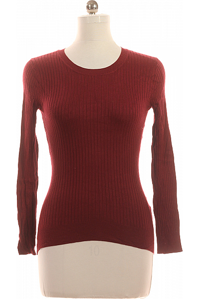  Halenka Pletená Vínová Vel. M