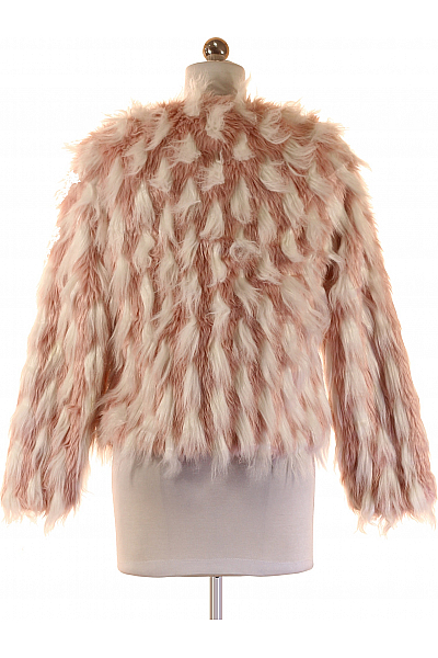 Dámský Kabát Růžový Vel. M