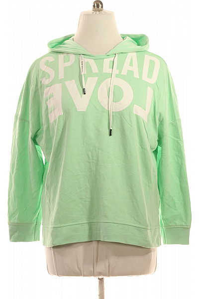 CECIL Dámské Tričko S Potiskem Zelené Second Hand Vel. XL