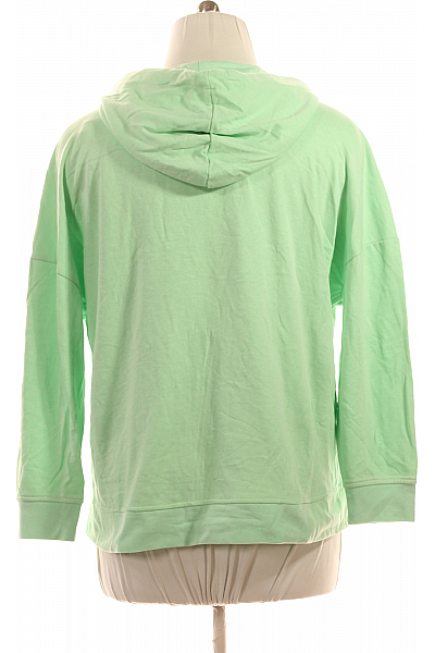 CECIL Dámské Tričko s Potiskem Zelené Second hand Vel. XL