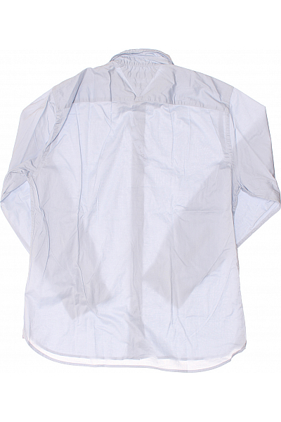 TOMMY HILFIGER Pánská Košile Jednobarevná Modrá Vel. XL