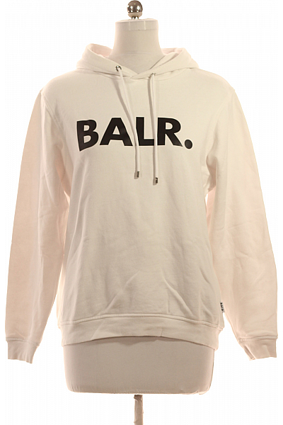 Dámská Mikina Bez Zapínání Bílá BALR. Vel. M