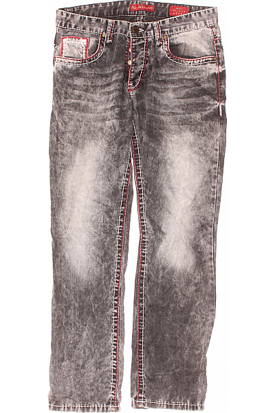 Jeel Jeans Pánské Rovné Džíny Šedé Vel. 33/33