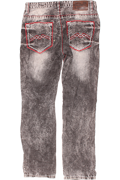 Jeel Jeans Pánské Rovné Džíny Šedé Vel. 33/33