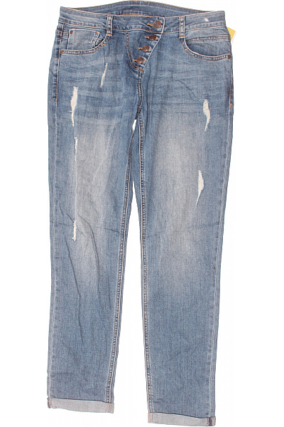 Roztrhané Dámské Džíny Modré Gina Vel. 40