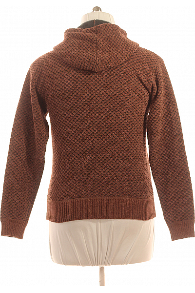 Pánská Mikina Na Zip Hnědá Vel. L