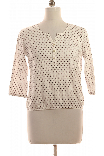 Dámské Tričko s Potiskem Bílé Vel. 40