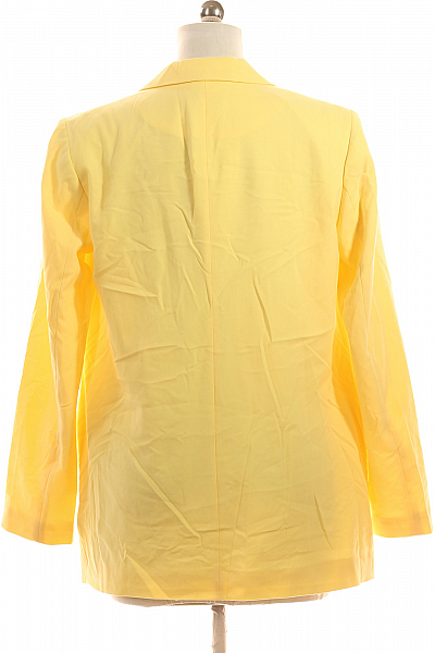 Letní Dámské Sako Žluté Vel.  42