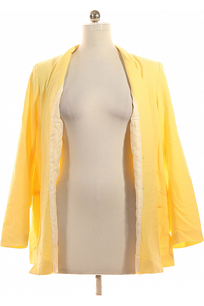 Letní Dámské Sako Žluté Vel.  42