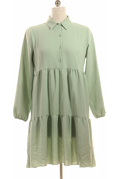 Košilové  Šaty Zelené My Haily S Second hand Vel. M