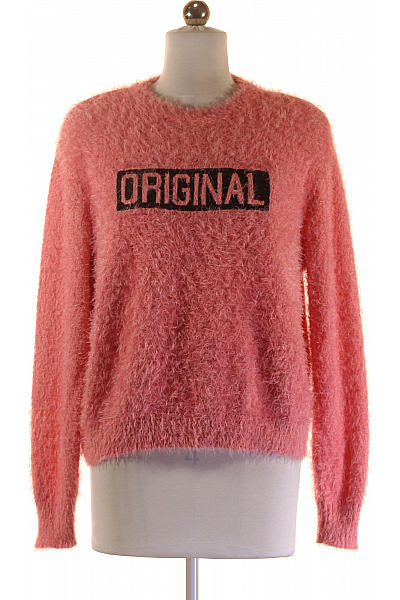 Dámský Svetr Růžový Vel. S Dámský Svetr Růžový Vel. S
