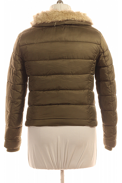 Zimní Dámská Bunda Zelená ZARA Vel. L