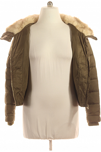 Zimní Dámská Bunda Zelená ZARA Vel. L