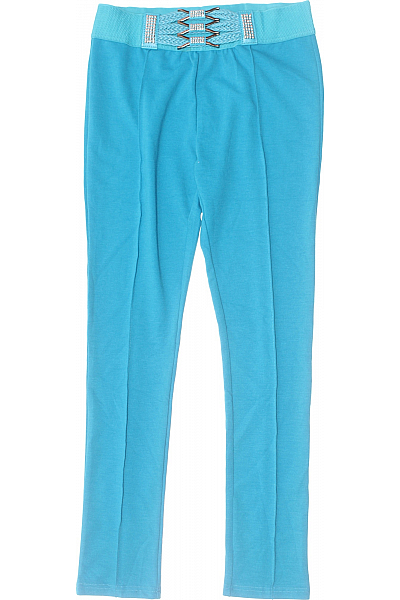 Dámské Kalhoty Rovné Modré Vel. L