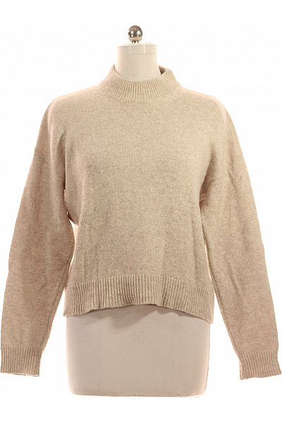 Dámský Pulovr Vlněný Béžový Vel. 38