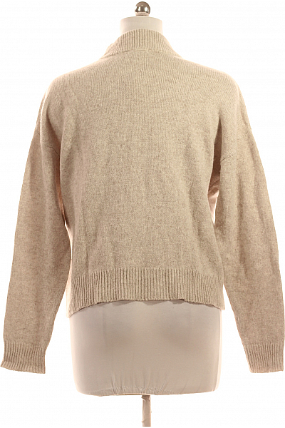 Dámský Pulovr Vlněný Béžový Vel. 38