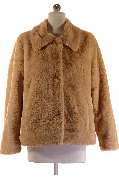 Dámský Kabát Hnědý Second hand Vel. 36