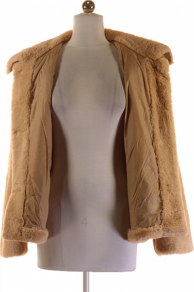 Dámský Kabát Hnědý Second hand Vel. 36