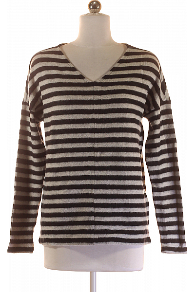 COMMA Dámský Pulovr Černobílý Second Hand Vel. S