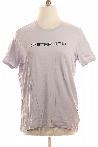 G-Star Pánské Tričko Šedé Second Hand Vel. XXL