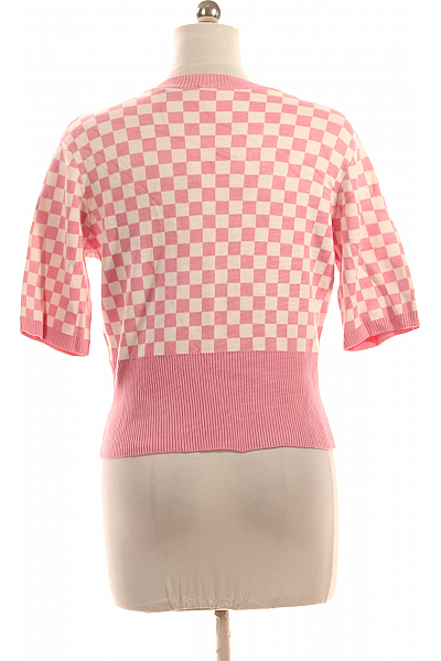  Halenka Pletená Růžová Vel. M