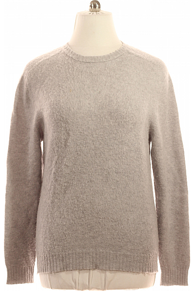 Pánský Pulovr Vlněný Šedý Vel. 52