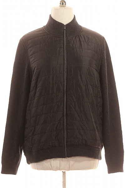 CHARLES VÖGELE Pánský Cardigan Černý Second Hand