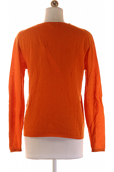 Dámský Pulovr Kašmírový Oranžový Iris Von Arnim Vel. S