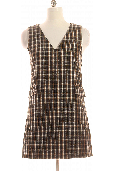  Šaty Pletené Hnědé Shein