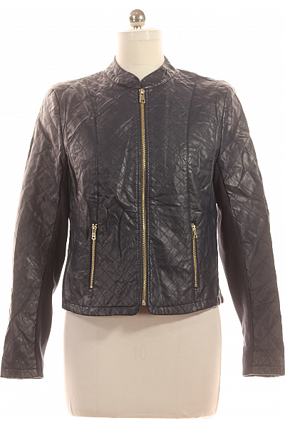 Dámská Bunda Modrá Second Hand Vel. 40