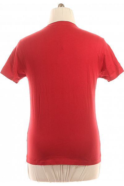 U.S.POLO ASSN. Pánské Tričko s Potiskem Červené Vel. L