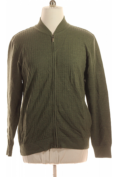 Pánský Cardigan Vlněný Zelený Vel. 54