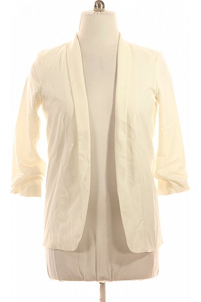 Dámské Blejzr Bílý PIECES Vel. L Dámské Blejzr Bílý PIECES Vel. L