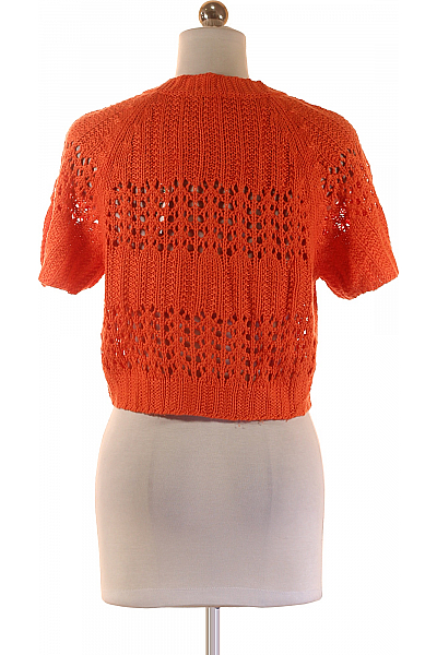 Dámský Svetr Oranžový Second hand Vel. XS