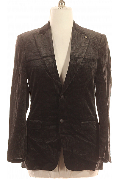 Společenské Pánské Sako Černé ZARA Vel. 52