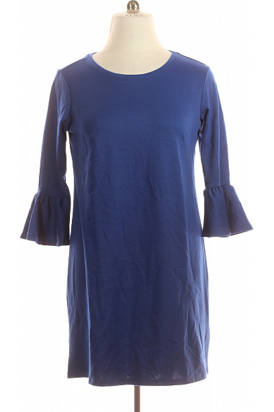  Mikinové Šaty Modré Vel. 44/46