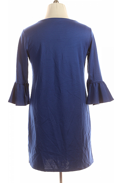  Mikinové Šaty Modré Vel. 44/46