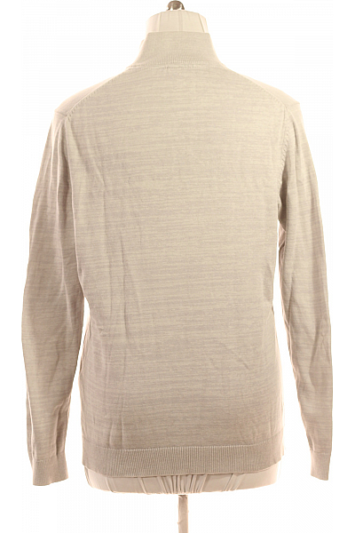 Pánská Mikina Bez Zapínání Šedá S.OLIVER Vel. XL