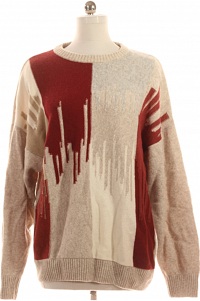 Esprit Dámský Pulovr Vlněný Béžový Vel. XL