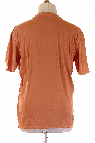 Jednoduché Pánské Tričko Oranžové Hugo Boss Vel. XL