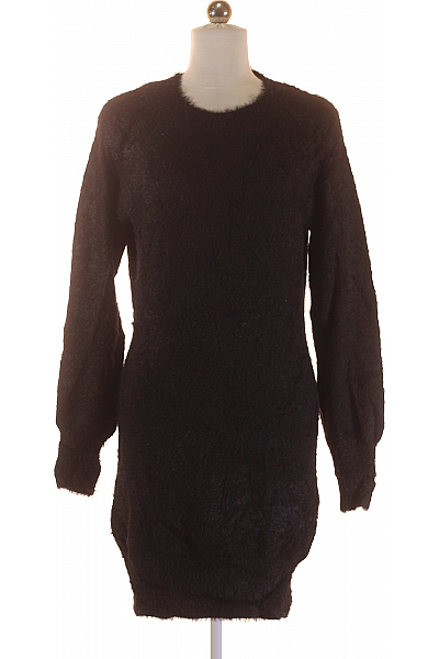  Šaty Pletené Černé Shein Vel. S