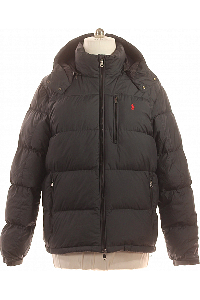 Ralph Lauren Pánská Bunda Černá Second Hand Vel. XL