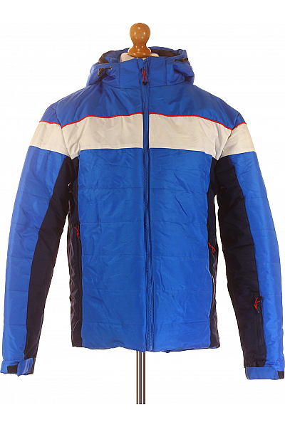 Pánská Bunda Modrá Second Hand Vel. M