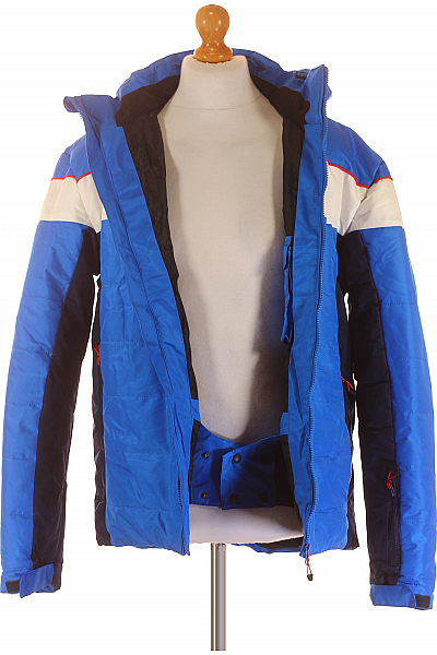 Pánská Bunda Modrá Second hand Vel. M